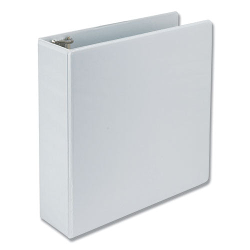 Samsill® wholesale. Earth's Choice Biobased D-ring View Binder, 3 Rings, 3" Capacity, 11 X 8.5, White. HSD Wholesale: Janitorial Supplies, Breakroom Supplies, Office Supplies.
