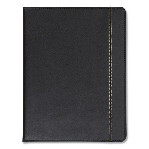 Samsill® wholesale. Slimline Padfolio, Leather-look-faux Reptile Trim, Writing Pad, Black. HSD Wholesale: Janitorial Supplies, Breakroom Supplies, Office Supplies.