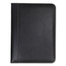 Samsill® wholesale. Contrast Stitch Leather Padfolio, 8 1-2 X 11, Leather, Black. HSD Wholesale: Janitorial Supplies, Breakroom Supplies, Office Supplies.