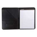 Samsill® wholesale. Contrast Stitch Leather Padfolio, 8 1-2 X 11, Leather, Black. HSD Wholesale: Janitorial Supplies, Breakroom Supplies, Office Supplies.