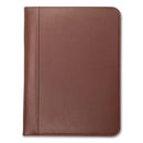 Samsill® wholesale. Contrast Stitch Leather Padfolio, 8 1-2 X 11, Leather, Tan. HSD Wholesale: Janitorial Supplies, Breakroom Supplies, Office Supplies.