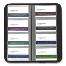 Samsill® wholesale. Professional Vinyl Business Card File, 160 Card Cap, 2 X 3 1-2 Cards, Black. HSD Wholesale: Janitorial Supplies, Breakroom Supplies, Office Supplies.