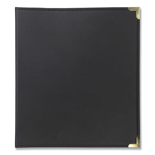 Samsill® wholesale. Classic Vinyl Business Card Binder, 200 Card Cap, 2 X 3 1-2 Cards, Ebony. HSD Wholesale: Janitorial Supplies, Breakroom Supplies, Office Supplies.