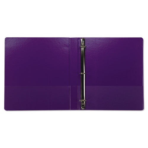 Samsill® wholesale. Earth’s Choice Biobased Durable Fashion View Binder, 3 Rings, 1" Capacity, 11 X 8.5, Purple, 2-pack. HSD Wholesale: Janitorial Supplies, Breakroom Supplies, Office Supplies.