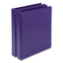 Samsill® wholesale. Earth’s Choice Biobased Durable Fashion View Binder, 3 Rings, 1" Capacity, 11 X 8.5, Purple, 2-pack. HSD Wholesale: Janitorial Supplies, Breakroom Supplies, Office Supplies.