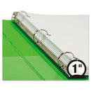Samsill® wholesale. Earth’s Choice Biobased Durable Fashion View Binder, 3 Rings, 1" Capacity, 11 X 8.5, Lime, 2-pack. HSD Wholesale: Janitorial Supplies, Breakroom Supplies, Office Supplies.