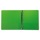Samsill® wholesale. Earth’s Choice Biobased Durable Fashion View Binder, 3 Rings, 1" Capacity, 11 X 8.5, Lime, 2-pack. HSD Wholesale: Janitorial Supplies, Breakroom Supplies, Office Supplies.