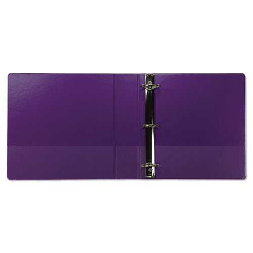 Samsill® wholesale. Earth’s Choice Biobased Durable Fashion View Binder, 3 Rings, 2" Capacity, 11 X 8.5, Purple, 2-pack. HSD Wholesale: Janitorial Supplies, Breakroom Supplies, Office Supplies.