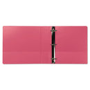 Samsill® wholesale. Earth’s Choice Biobased Durable Fashion View Binder, 3 Rings, 2" Capacity, 11 X 8.5, Berry, 2-pack. HSD Wholesale: Janitorial Supplies, Breakroom Supplies, Office Supplies.