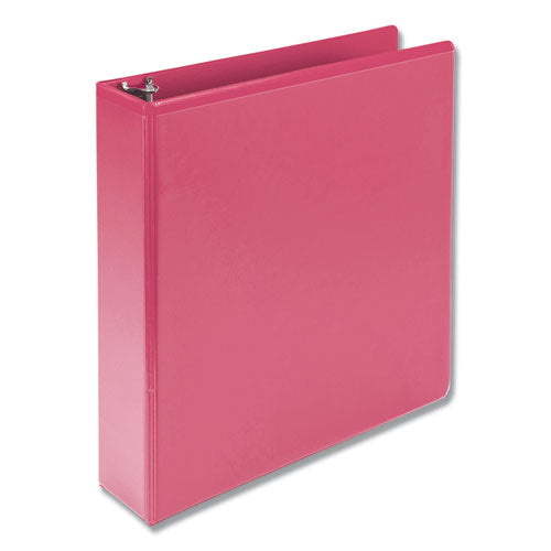 Samsill® wholesale. Earth’s Choice Biobased Durable Fashion View Binder, 3 Rings, 2" Capacity, 11 X 8.5, Berry, 2-pack. HSD Wholesale: Janitorial Supplies, Breakroom Supplies, Office Supplies.