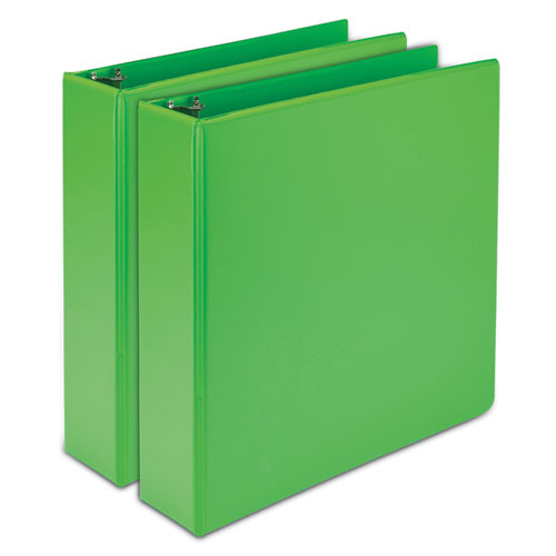 Samsill® wholesale. Earth’s Choice Biobased Durable Fashion View Binder, 3 Rings, 2" Capacity, 11 X 8.5, Lime, 2-pack. HSD Wholesale: Janitorial Supplies, Breakroom Supplies, Office Supplies.