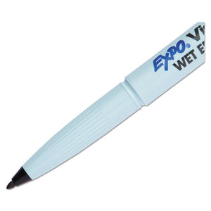 EXPO® wholesale. Vis-à-vis Wet Erase Marker, Fine Bullet Tip, Black, Dozen. HSD Wholesale: Janitorial Supplies, Breakroom Supplies, Office Supplies.