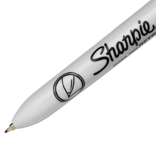 Sharpie® wholesale. SHARPIE Retractable Permanent Marker, Extra-fine Needle Tip, Black. HSD Wholesale: Janitorial Supplies, Breakroom Supplies, Office Supplies.