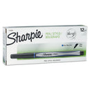 Sharpie® wholesale. SHARPIE Water-resistant Ink Stick Plastic Point Pen, 0.4 Mm, Blue Ink, Black-gray-blue Barrel, Dozen. HSD Wholesale: Janitorial Supplies, Breakroom Supplies, Office Supplies.