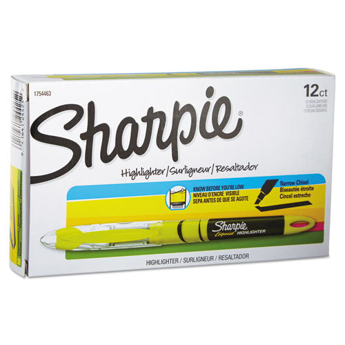 Sharpie® wholesale. SHARPIE Liquid Pen Style Highlighters, Chisel Tip, Fluorescent Yellow, Dozen. HSD Wholesale: Janitorial Supplies, Breakroom Supplies, Office Supplies.
