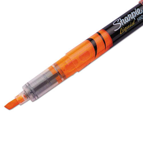 Sharpie® wholesale. SHARPIE Liquid Pen Style Highlighters, Chisel Tip, Fluorescent Orange, Dozen. HSD Wholesale: Janitorial Supplies, Breakroom Supplies, Office Supplies.