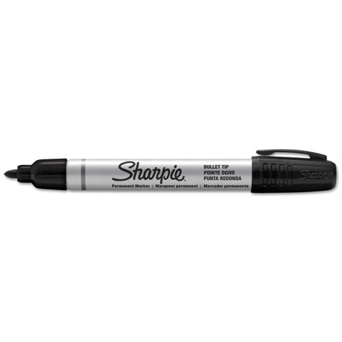 Sharpie® wholesale. SHARPIE Durable Metal Barrel Permanent Marker, Medium Bullet Tip, Black. HSD Wholesale: Janitorial Supplies, Breakroom Supplies, Office Supplies.