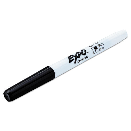 EXPO® wholesale. Low-odor Dry-erase Marker, Extra-fine Needle Tip, Black, 4-pack. HSD Wholesale: Janitorial Supplies, Breakroom Supplies, Office Supplies.
