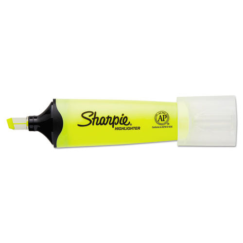 Sharpie® wholesale. SHARPIE Clearview Tank-style Highlighter, Blade Chisel Tip, Fluorescent Yellow, Dozen. HSD Wholesale: Janitorial Supplies, Breakroom Supplies, Office Supplies.