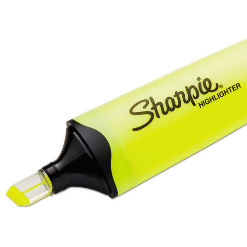 Sharpie® wholesale. SHARPIE Clearview Tank-style Highlighter, Blade Chisel Tip, Fluorescent Yellow, Dozen. HSD Wholesale: Janitorial Supplies, Breakroom Supplies, Office Supplies.