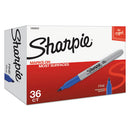Sharpie® wholesale. SHARPIE Fine Tip Permanent Marker, Blue, 36-pack. HSD Wholesale: Janitorial Supplies, Breakroom Supplies, Office Supplies.
