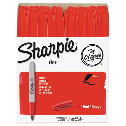 Sharpie® wholesale. SHARPIE Fine Tip Permanent Marker, Red, 36-pack. HSD Wholesale: Janitorial Supplies, Breakroom Supplies, Office Supplies.