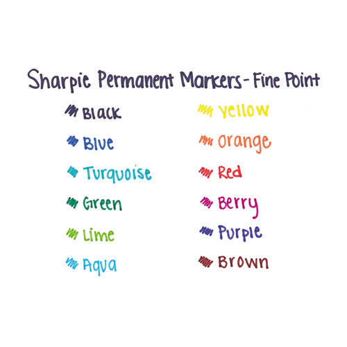 Sharpie® wholesale. SHARPIE Fine Tip Permanent Marker, Red, 36-pack. HSD Wholesale: Janitorial Supplies, Breakroom Supplies, Office Supplies.