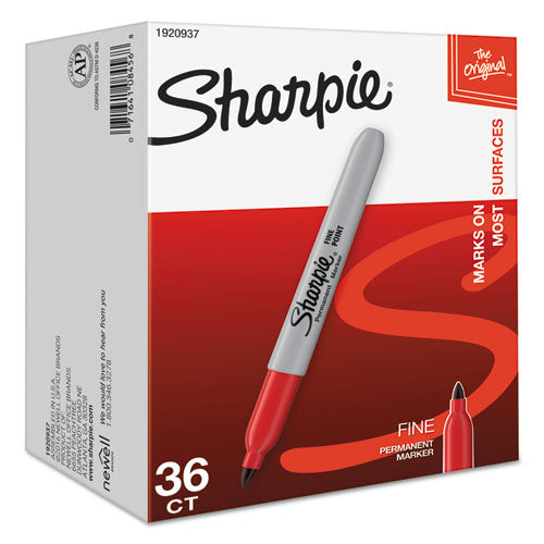 Sharpie® wholesale. SHARPIE Fine Tip Permanent Marker, Red, 36-pack. HSD Wholesale: Janitorial Supplies, Breakroom Supplies, Office Supplies.