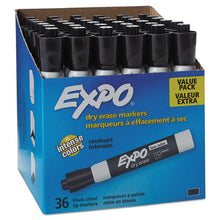 Load image into Gallery viewer, EXPO® wholesale. Low-odor Dry-erase Marker, Broad Chisel Tip, Black, 36-box. HSD Wholesale: Janitorial Supplies, Breakroom Supplies, Office Supplies.