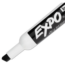 Load image into Gallery viewer, EXPO® wholesale. Low-odor Dry-erase Marker, Broad Chisel Tip, Black, 36-box. HSD Wholesale: Janitorial Supplies, Breakroom Supplies, Office Supplies.