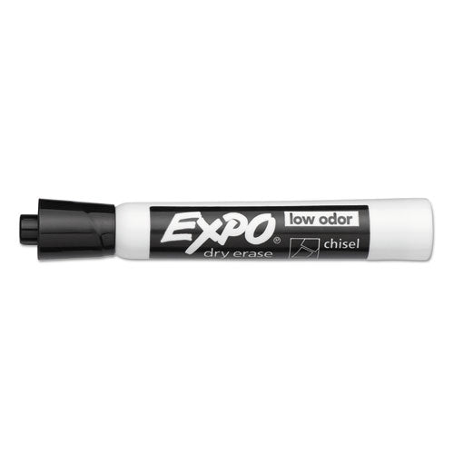 EXPO® wholesale. Low-odor Dry-erase Marker, Broad Chisel Tip, Black, 36-box. HSD Wholesale: Janitorial Supplies, Breakroom Supplies, Office Supplies.
