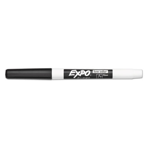 EXPO® wholesale. Low-odor Dry-erase Marker, Fine Bullet Tip, Black, 36-box. HSD Wholesale: Janitorial Supplies, Breakroom Supplies, Office Supplies.