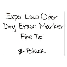 Load image into Gallery viewer, EXPO® wholesale. Low-odor Dry-erase Marker, Fine Bullet Tip, Black, 36-box. HSD Wholesale: Janitorial Supplies, Breakroom Supplies, Office Supplies.