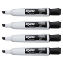 EXPO® wholesale. Magnetic Dry Erase Marker, Broad Chisel Tip, Black, 4-pack. HSD Wholesale: Janitorial Supplies, Breakroom Supplies, Office Supplies.