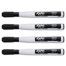 EXPO® wholesale. Magnetic Dry Erase Marker, Fine Bullet Tip, Black, 4-pack. HSD Wholesale: Janitorial Supplies, Breakroom Supplies, Office Supplies.