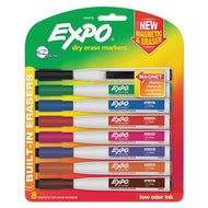 EXPO® wholesale. Magnetic Dry Erase Marker, Fine Bullet Tip, Assorted Colors, 8-pack. HSD Wholesale: Janitorial Supplies, Breakroom Supplies, Office Supplies.