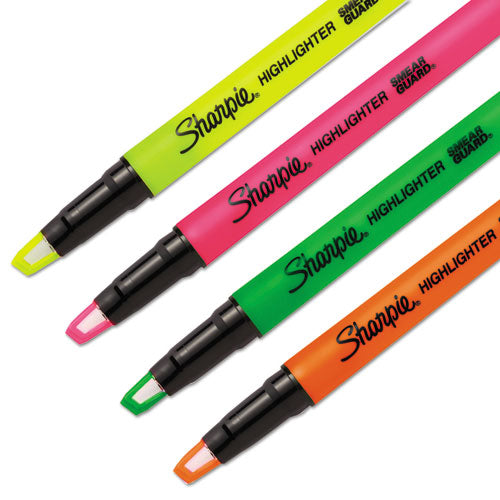 Sharpie® wholesale. SHARPIE Clearview Pen-style Highlighter, Chisel Tip, Assorted Colors, 4-pack. HSD Wholesale: Janitorial Supplies, Breakroom Supplies, Office Supplies.