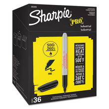 Load image into Gallery viewer, Sharpie® wholesale. SHARPIE Industrial Permanent Marker, Fine Bullet Tip, Black. HSD Wholesale: Janitorial Supplies, Breakroom Supplies, Office Supplies.