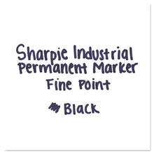 Load image into Gallery viewer, Sharpie® wholesale. SHARPIE Industrial Permanent Marker, Fine Bullet Tip, Black. HSD Wholesale: Janitorial Supplies, Breakroom Supplies, Office Supplies.