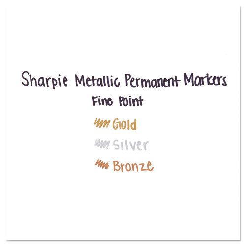 Sharpie® wholesale. SHARPIE Metallic Fine Point Permanent Markers, Bullet Tip, Silver, 36-pack. HSD Wholesale: Janitorial Supplies, Breakroom Supplies, Office Supplies.