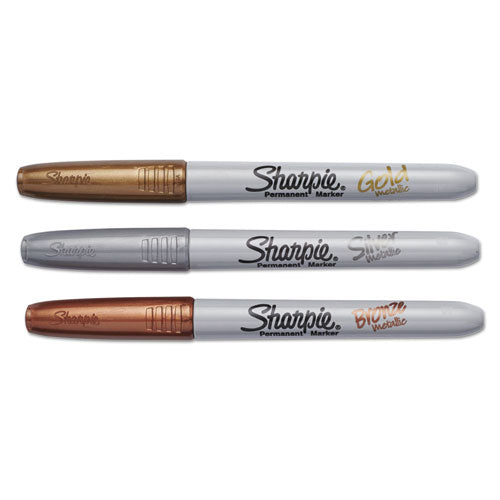 Sharpie® wholesale. SHARPIE Metallic Fine Point Permanent Markers, Bullet Tip, Gold-silver-bronze, 36-pack. HSD Wholesale: Janitorial Supplies, Breakroom Supplies, Office Supplies.