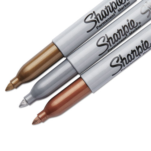 Sharpie® wholesale. SHARPIE Metallic Fine Point Permanent Markers, Bullet Tip, Gold-silver-bronze, 36-pack. HSD Wholesale: Janitorial Supplies, Breakroom Supplies, Office Supplies.