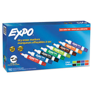 EXPO® wholesale. Low-odor Dry Erase Marker Office Pack, Broad Chisel Tip, Assorted Colors, 192-pack. HSD Wholesale: Janitorial Supplies, Breakroom Supplies, Office Supplies.