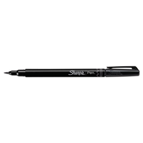 Sharpie® wholesale. SHARPIE Brush Tip Pens, Fine, Black, Dozen. HSD Wholesale: Janitorial Supplies, Breakroom Supplies, Office Supplies.