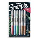 Sharpie® wholesale. SHARPIE Metallic Fine Point Permanent Markers, Bullet Tip, Blue-green-red, 6-pack. HSD Wholesale: Janitorial Supplies, Breakroom Supplies, Office Supplies.