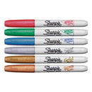 Sharpie® wholesale. SHARPIE Metallic Fine Point Permanent Markers, Bullet Tip, Blue-green-red, 6-pack. HSD Wholesale: Janitorial Supplies, Breakroom Supplies, Office Supplies.
