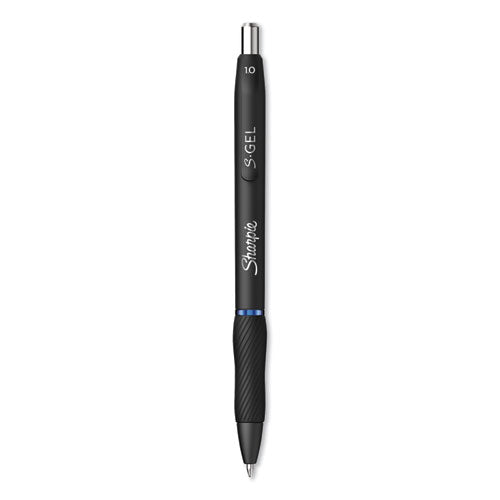 Sharpie® S-Gel™ wholesale. SHARPIE S-gel Retractable Gel Pen, Bold 1 Mm, Blue Ink, Black Barrel, 36-pack. HSD Wholesale: Janitorial Supplies, Breakroom Supplies, Office Supplies.