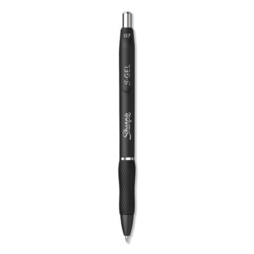 Sharpie® S-Gel™ wholesale. SHARPIE S-gel Retractable Gel Pen, Medium 0.7 Mm, Black Ink, Black Barrel, Dozen. HSD Wholesale: Janitorial Supplies, Breakroom Supplies, Office Supplies.