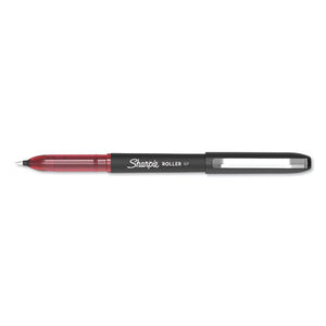 Sharpie® Roller wholesale. Roller Ball Stick Pen, Medium 0.7 Mm, Red Ink-barrel, Dozen. HSD Wholesale: Janitorial Supplies, Breakroom Supplies, Office Supplies.