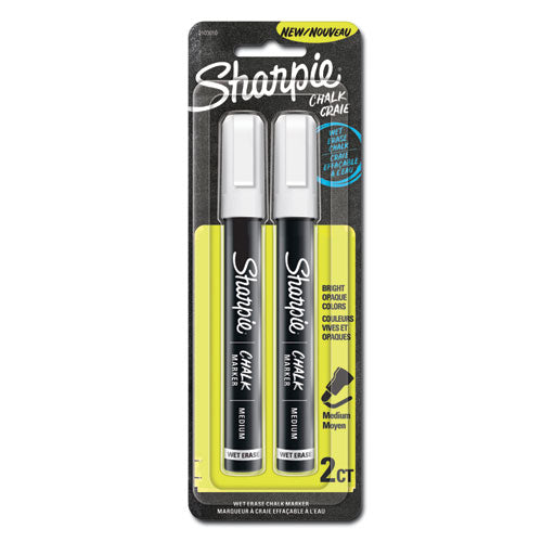 Sharpie® wholesale. SHARPIE Wet-erase Chalk Marker, Medium Bullet Tip, White, 2-pack. HSD Wholesale: Janitorial Supplies, Breakroom Supplies, Office Supplies.